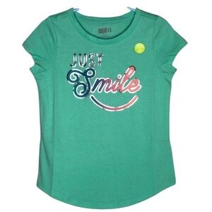 Crazy 8 “Just Smile” girls tee, size 4